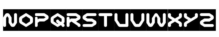 SCIFI UNIVERSE-Inverse Font UPPERCASE