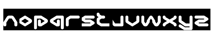 SCIFI UNIVERSE-Inverse Font LOWERCASE