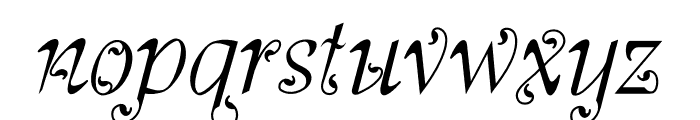 SCORPION TAIL Font LOWERCASE