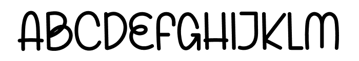 SCREATLOVE Font LOWERCASE