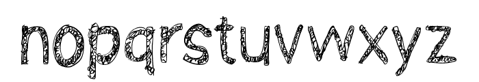 SCRIBBLEHUMMBLE Font LOWERCASE