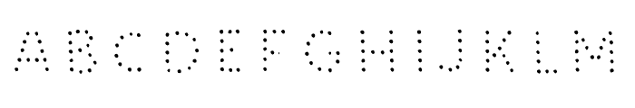 SDSans-Dots Font LOWERCASE