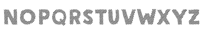 SDSans-StripesOne Font UPPERCASE