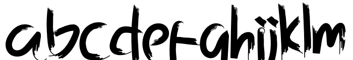 SEA GHOST Font LOWERCASE