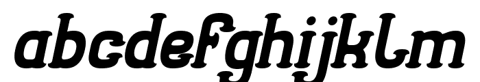 SEASHORE Bold Italic Font LOWERCASE