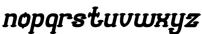 SEASHORE Bold Italic Font LOWERCASE