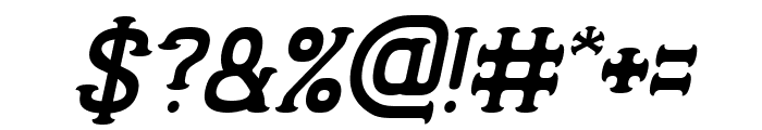 SEASHORE Italic Font OTHER CHARS