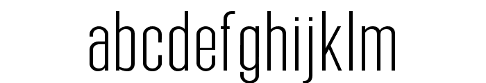 SEBLACK Extra Light Font LOWERCASE
