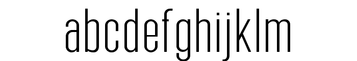 SEBLACK-ExtraLight Font LOWERCASE