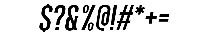 SEBLACK Regular Oblique Font OTHER CHARS