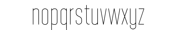 SEBLACK Thin Font LOWERCASE