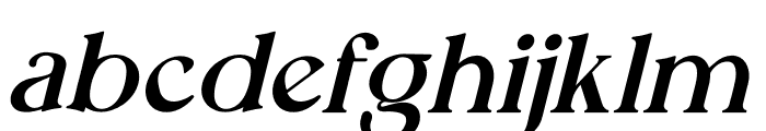 SEBOLA Italic Font LOWERCASE