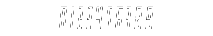 SEKOYA Outline Italic Font OTHER CHARS