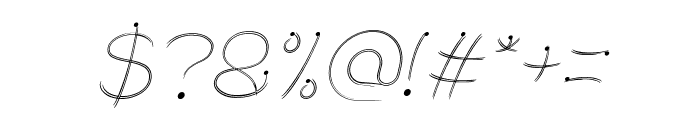 SENSATION Italic Font OTHER CHARS