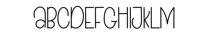 SEPTEMBER BRIGHT Font LOWERCASE