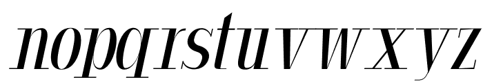SERENA ITALIC Font LOWERCASE