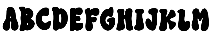 SEVENTIES GROOVY Font LOWERCASE