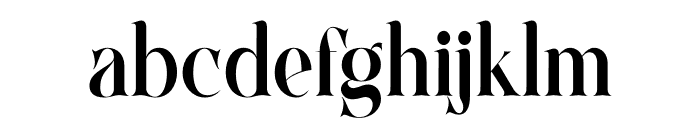 SHARLY Font LOWERCASE