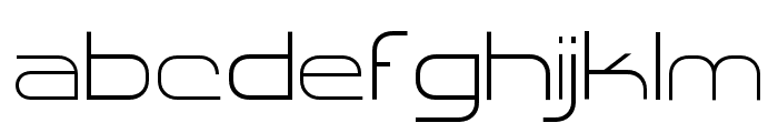 SHARY ExtraLight Font LOWERCASE