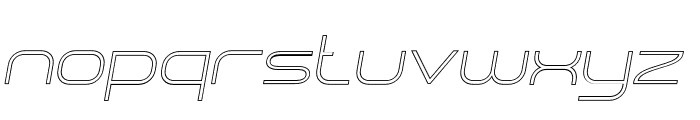 SHARY LINE italic UltraLight Font LOWERCASE