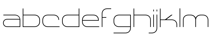 SHARY Thin Font LOWERCASE