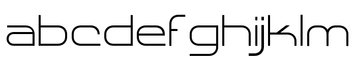 SHARY UltraLight Font LOWERCASE