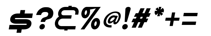 SHARY italic ExtraBold Font OTHER CHARS