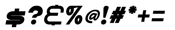SHARY italic Heavy Font OTHER CHARS