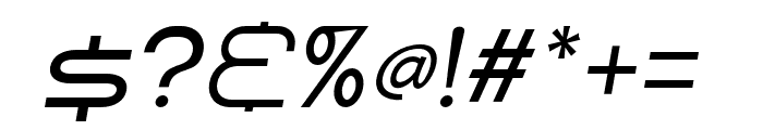SHARY italic Medium Font OTHER CHARS