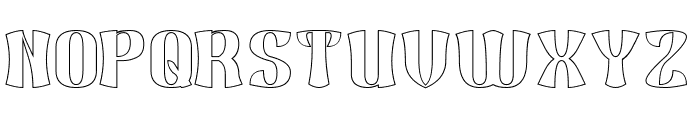 SHINE BRIGHTLY-Hollow Font UPPERCASE