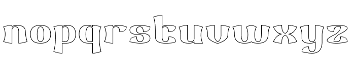 SHINE BRIGHTLY-Hollow Font LOWERCASE