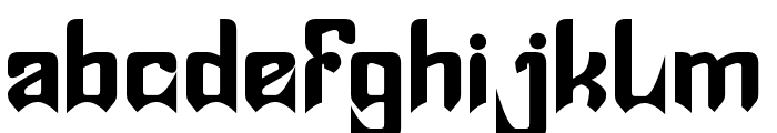 SHINOBI Bold Font LOWERCASE