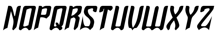 SHINOBI Italic Font UPPERCASE