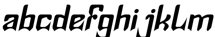 SHINOBI Italic Font LOWERCASE