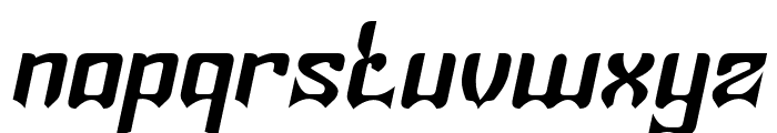 SHINOBI Italic Font LOWERCASE