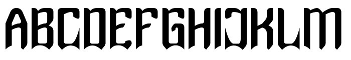 SHINOBI-Light Font UPPERCASE