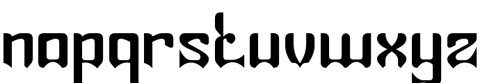 SHINOBI-Light Font LOWERCASE