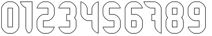 SHRIMP-Hollow Font OTHER CHARS