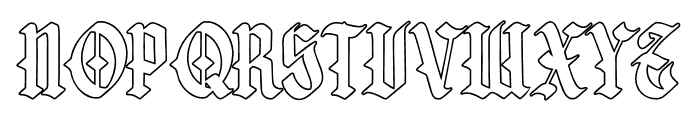 SICARIOS-OUTLINE Font UPPERCASE