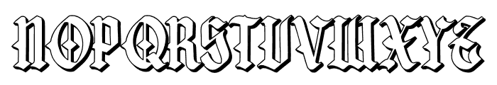 SICARIOS-SHADOW Font UPPERCASE