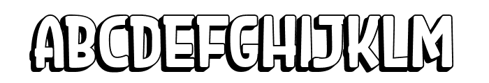SIGN RON Shadow Font UPPERCASE