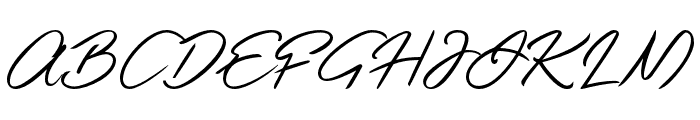 SIGNATIA-Regular Font UPPERCASE