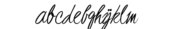SIGNATIA-Regular Font LOWERCASE