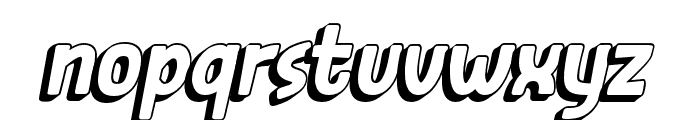 SIGNRON-ItalicShadow Font LOWERCASE