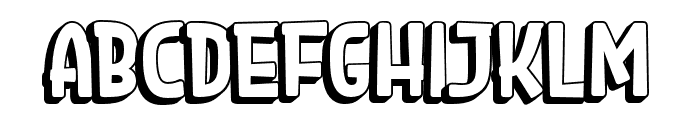 SIGNRON-Shadow Font UPPERCASE