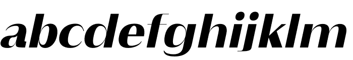 SILK Italic Font LOWERCASE