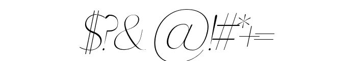 SIMONA-Italic Font OTHER CHARS