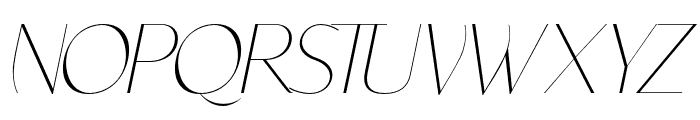 SIMONA-Italic Font UPPERCASE