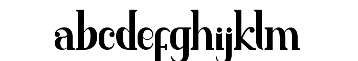 SINGGELPARENTTYPEFACE-Regular Font LOWERCASE