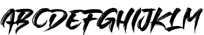 SINGLE FIGHTER Font UPPERCASE